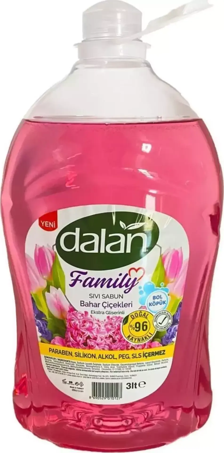 Dalan Family Bahar Çiçekleri Sıvı Sabun 3 Litre
