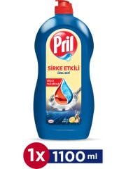 Pril Sirke Etkili Özel Seri Bulaşık Deterjanı 1100 Ml Güçlü Yağ Çözme ve Limon Kokulu