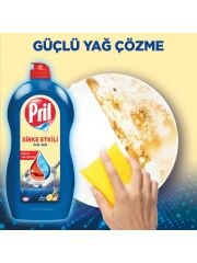 Pril Sirke Etkili Özel Seri Bulaşık Deterjanı 1100 Ml Güçlü Yağ Çözme ve Limon Kokulu