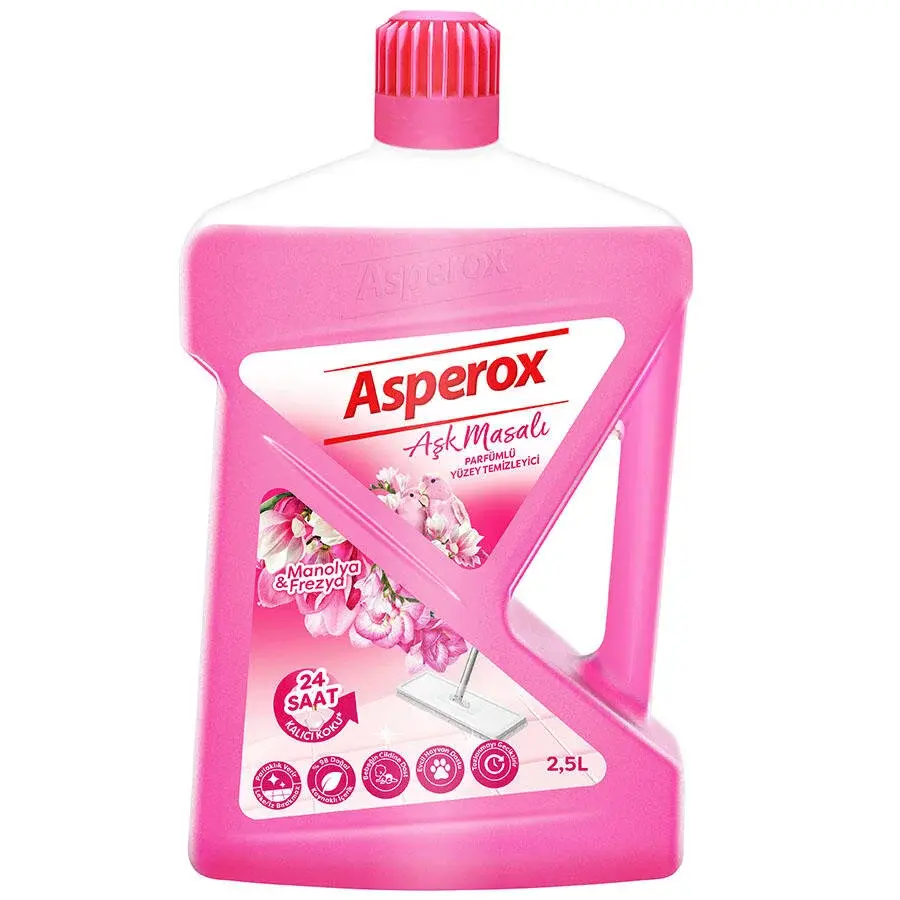 Asperox Parfümlü Yüzey Temizleyici Aşk Masalı Manolya&Frezya 2,5 Litre