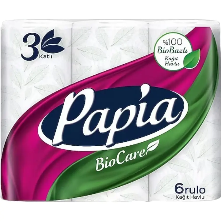 Papia BioCare 6'lı Kağıt Havlu