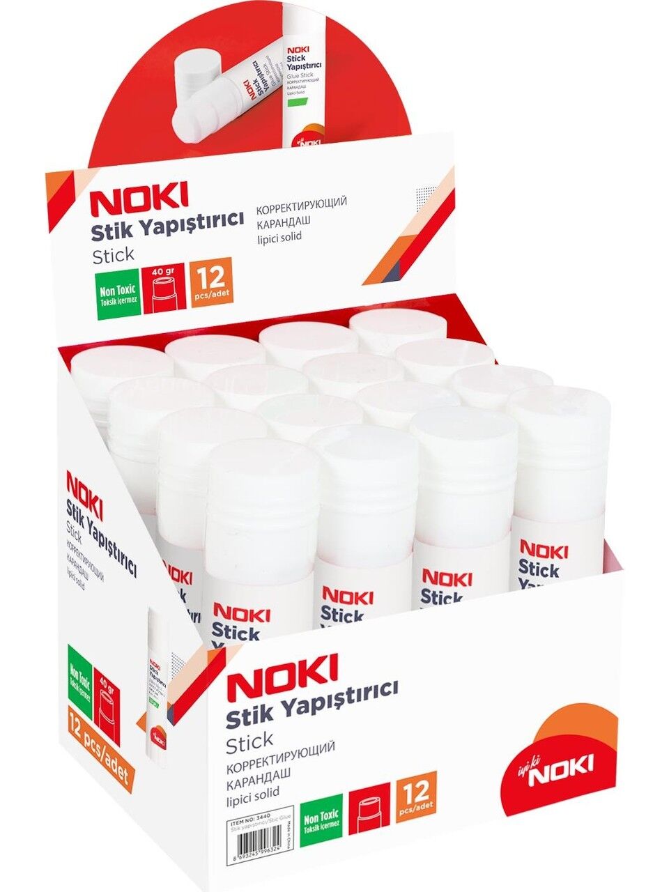 Noki Stick Yapıştırıcı 40 gr 12 Adet