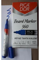 Picador Beyaz Tahta Kalemi 560 Yuvarlak Uç Mavi 10 Lu