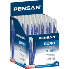 Pensan Tükenmez Kalem 2270 Büro 1 MM Mavi 50 Li