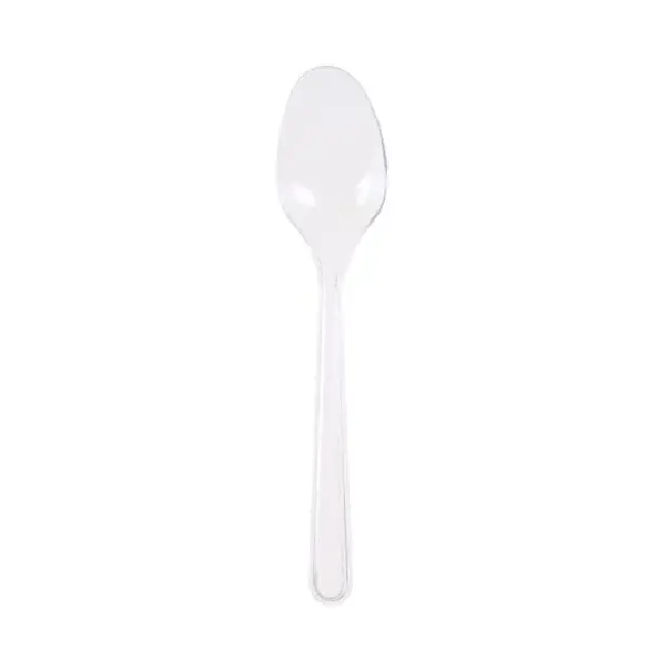 Plastik Sup Kaşık Şeffaf ( 100 Adet )