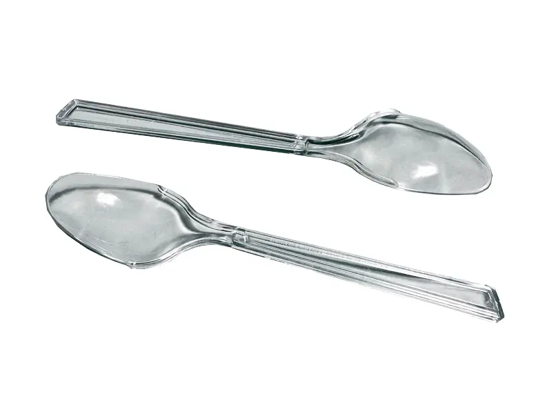 Lüks Plastik Sup Kaşık Şeffaf ( 1000 Adet )