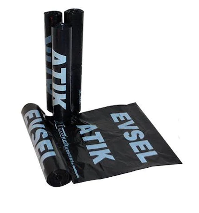 Tıbbi Atık Poşeti Rulo 55x60 Orta Boy 1 Rulo ( 10 Adet )