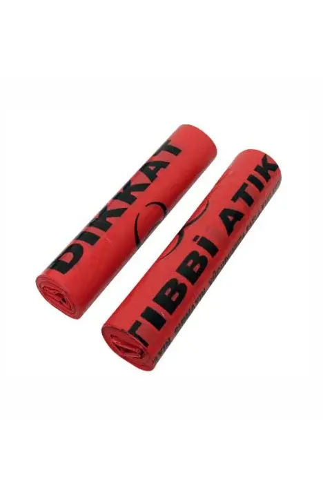 Tıbbi Atık Poşeti Rulo 75x90 Battal Boy (10 Adet)