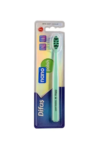 Difaş Nano Polish Diş Fırçası Orta-Sert