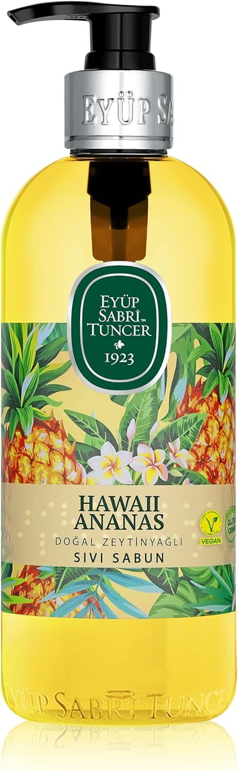 Eyüp Sabri Tuncer Doğal Zeytinyağlı Sıvı Sabun Hawaıı Ananas (500 ml)