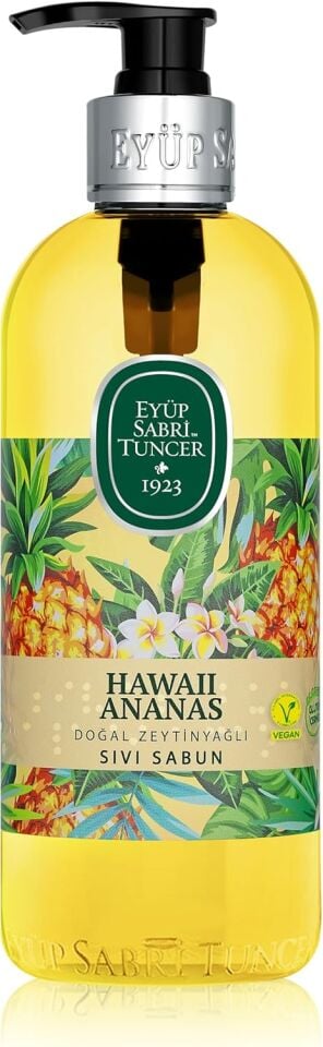 Eyüp Sabri Tuncer Doğal Zeytinyağlı Sıvı Sabun Hawaıı Ananas (500 ml)