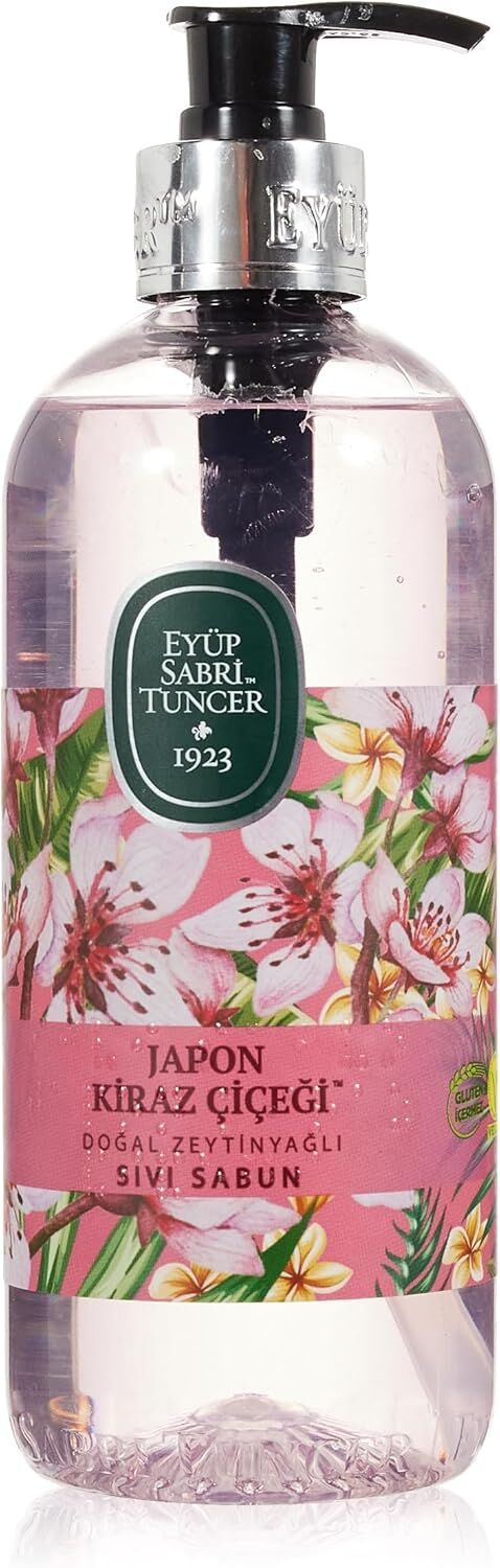 Eyüp Sabri Tuncer Doğal Zeytinyağli Sıvı Sabun Japon Kiraz Çiçeği (500 ml)