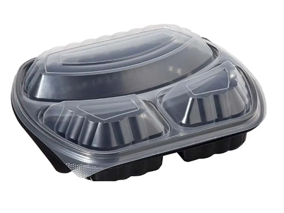 Mikrodalga 3 Bölmeli Yemek Seti ( 100 Adet )