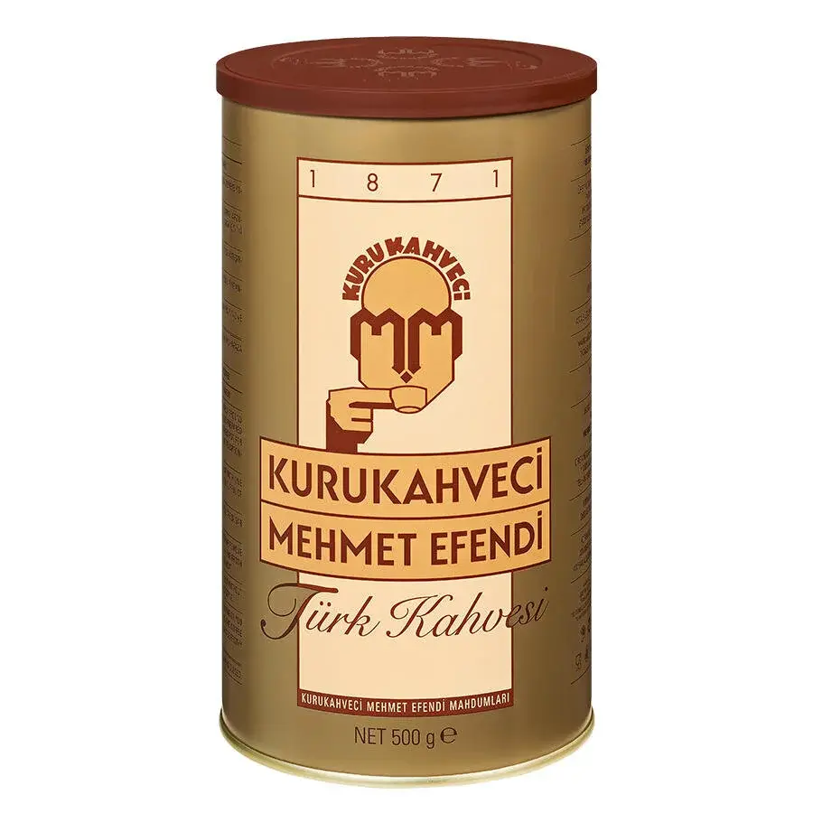 Kurukahveci Mehmet Efendi Türk Kahvesi Teneke Kutu 500 g