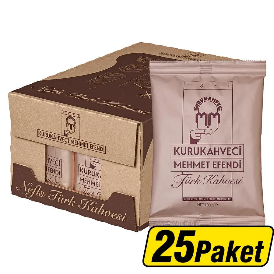 Mehmet Efendi Türk Kahvesi 100 g 25'li