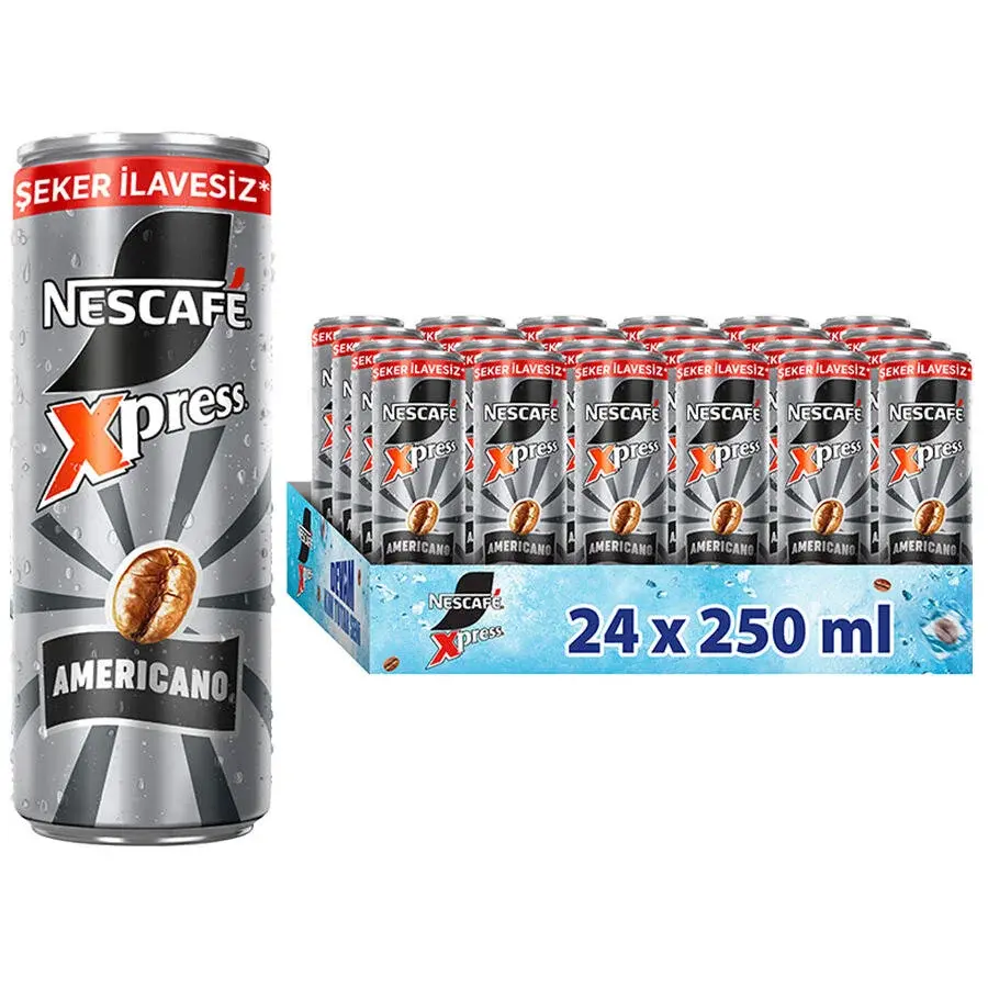 Nescafe Xpress Zero Black 250 ml 24'lü