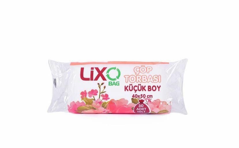 Lixo-Bag Küçük Boy Çöp Poşeti 40*50 cm 40 Lı Rulo