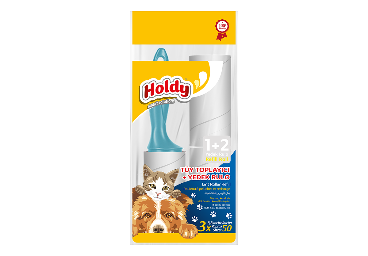 Holdy Tüy Toplayıcı 1+2 Yedek Rulo