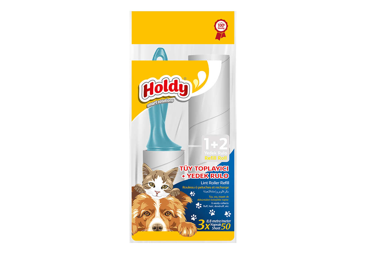 Holdy Tüy Toplayıcı 1+2 Yedek Rulo