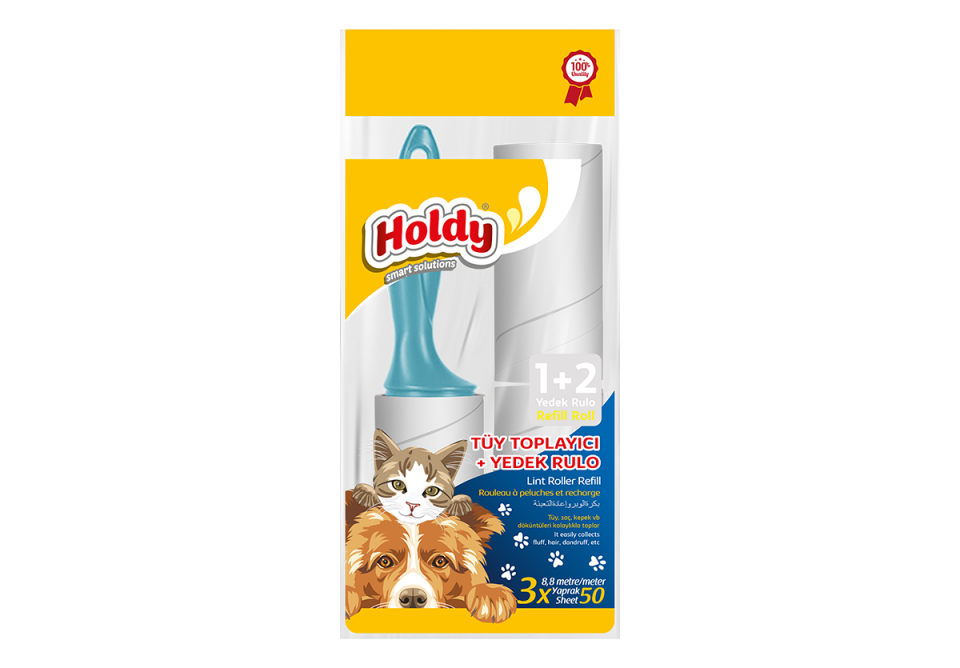 Holdy Tüy Toplayıcı 1+2 Yedek Rulo