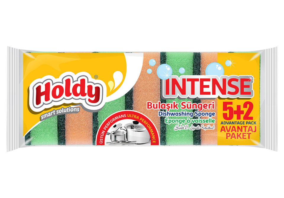 Holdy Intense Bulaşık Süngeri 5+2 Adet