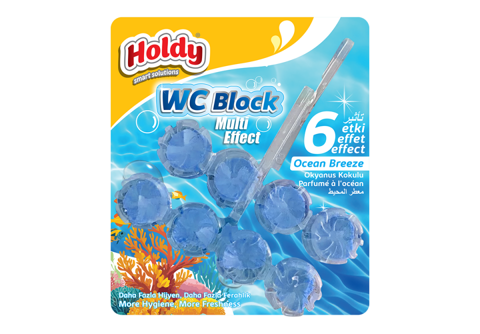 Holdy Okyanus  Kokulu Klozet Koku Giderici Blok 2'li