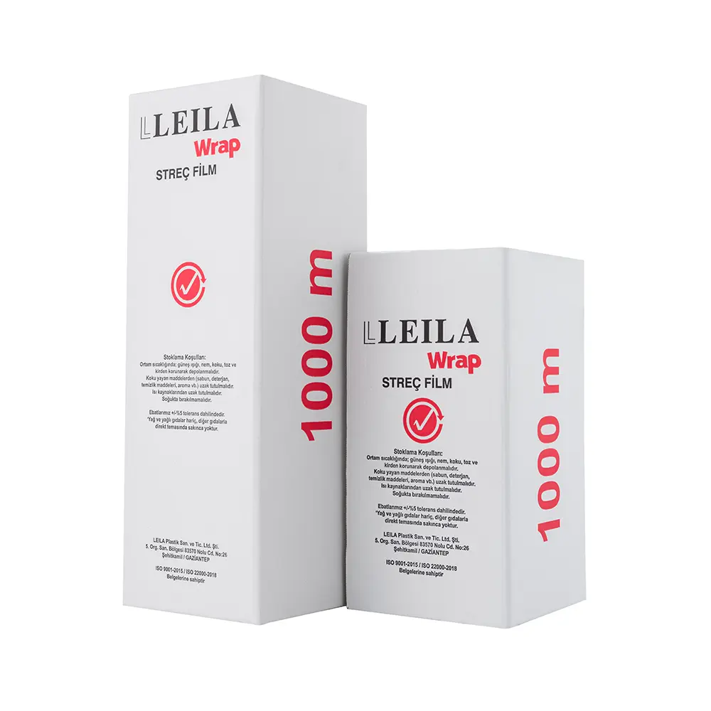 Leila Wrap Streç Film 30 x 1000 Mt 8 Mic