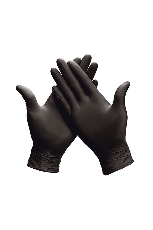 Dolphin Siyah Nitril Muayene Eldiveni S Beden 100 Lü Paket