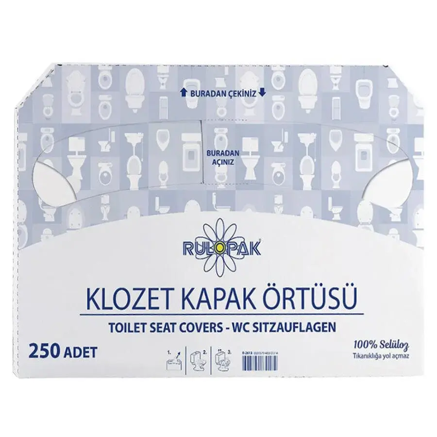 Rulopak Klozet Kapak Örtüsü 1 Paket 250 Yaprak
