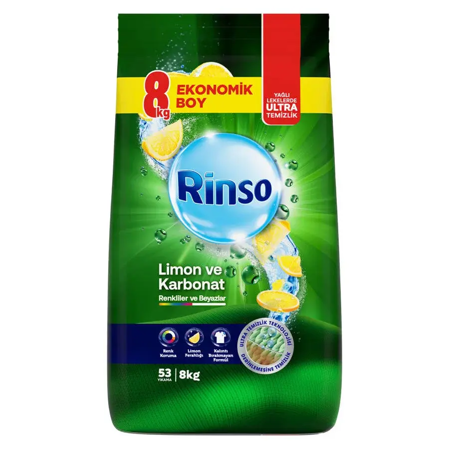 Rinso Toz Deterjan Limon Karbonat 8 Kg