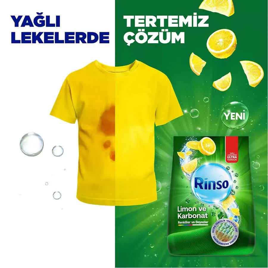 Rinso Toz Deterjan Limon Karbonat 8 Kg
