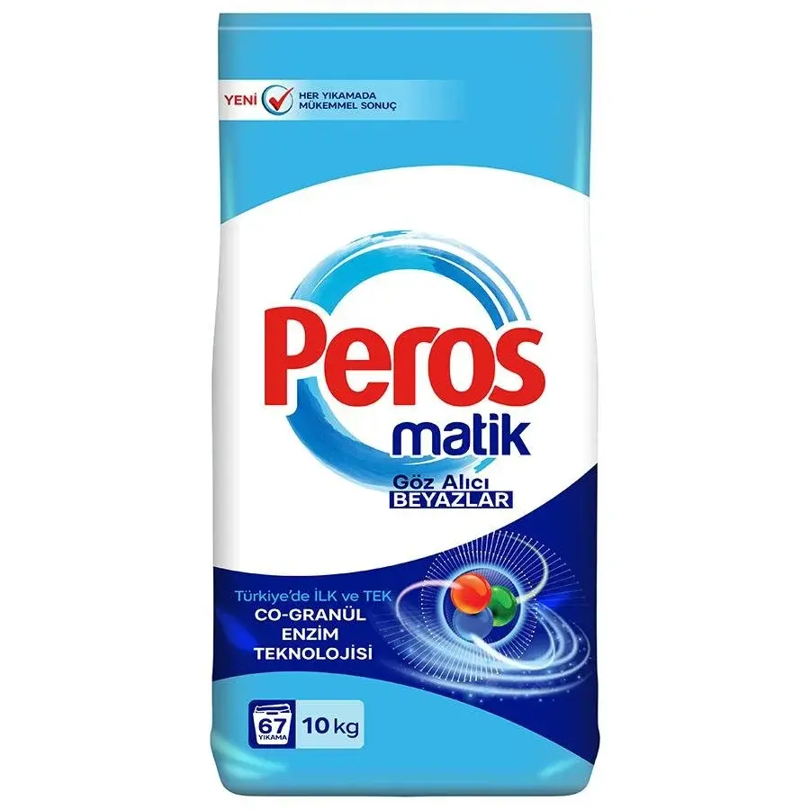 Peros Matik Toz Deterjan Göz Alıcı Beyazlar 10 KG