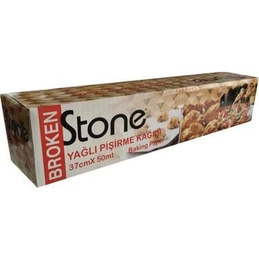 Broken Stone Kutulu Pişirme Kağıdı 37cmx50mt