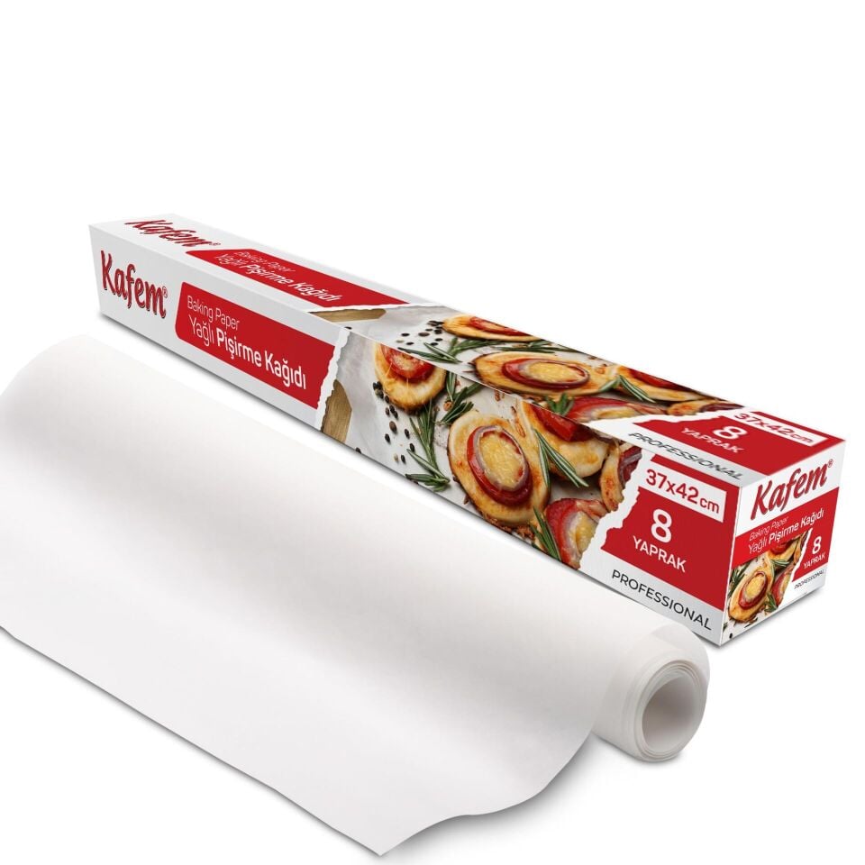 Kafem Yağlı Pişirme Kağıdı 37x42cm 8 Yaprak
