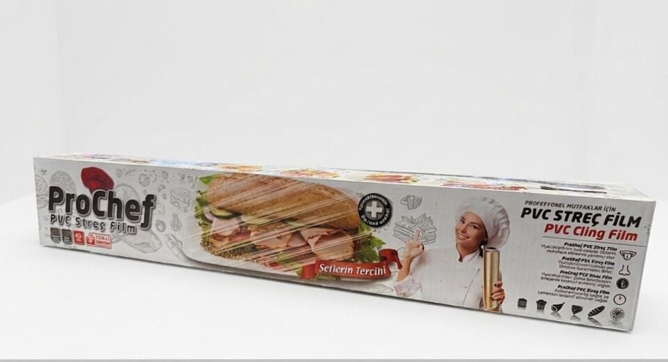 Prochef Profesyonel Mutfak Pvc Streç Film 45 cm x 150 metre