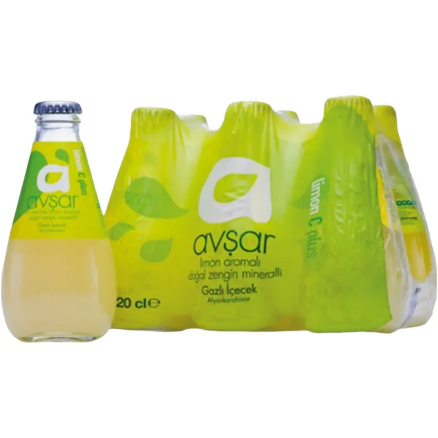 Avşar Limon Aromalı Maden Suyu 200 ml 24'lü