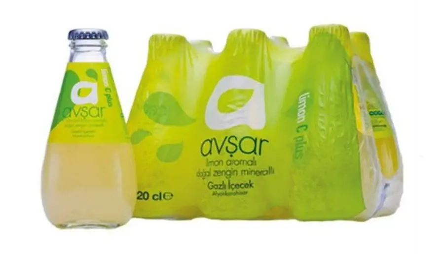Avşar Limon Aromalı Maden Suyu  200 ml X 24 Adet