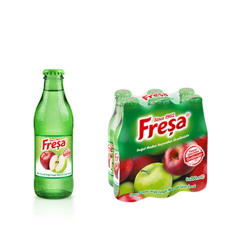 Freşa Frutti Elma  Maden Suyu  200 ml X 24 Adet