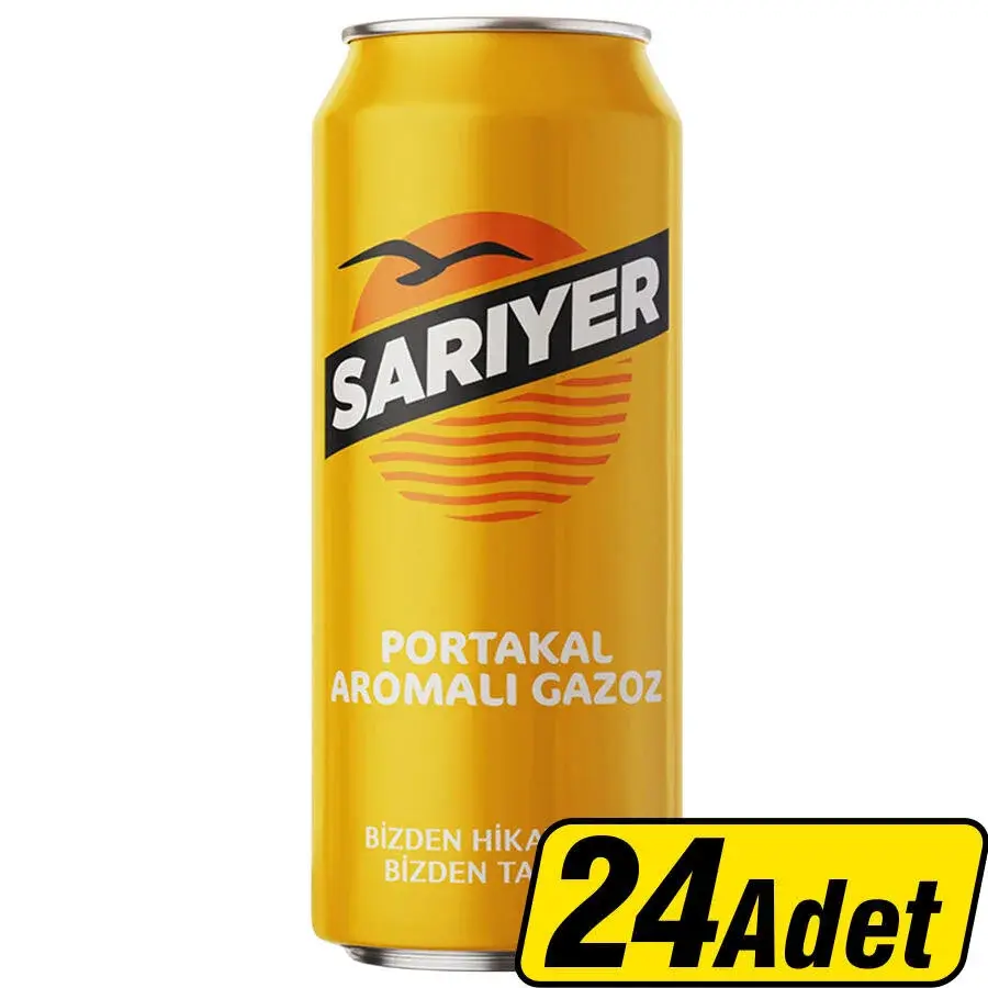 Sarıyer Portakal Aromalı Gazoz 330 ml 24'lü