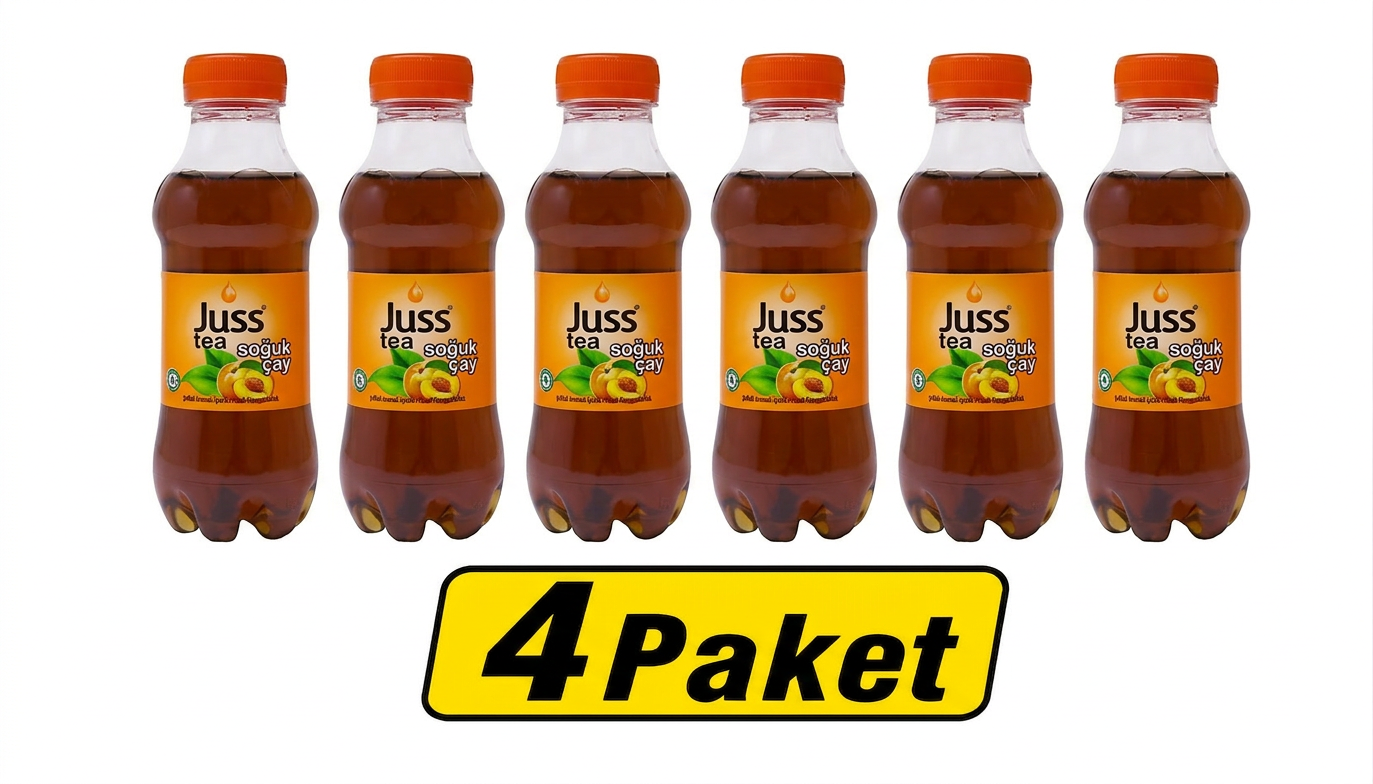 Juss Tea Şeftali Soğuk Çay Pet 250ml  X 24 Adet