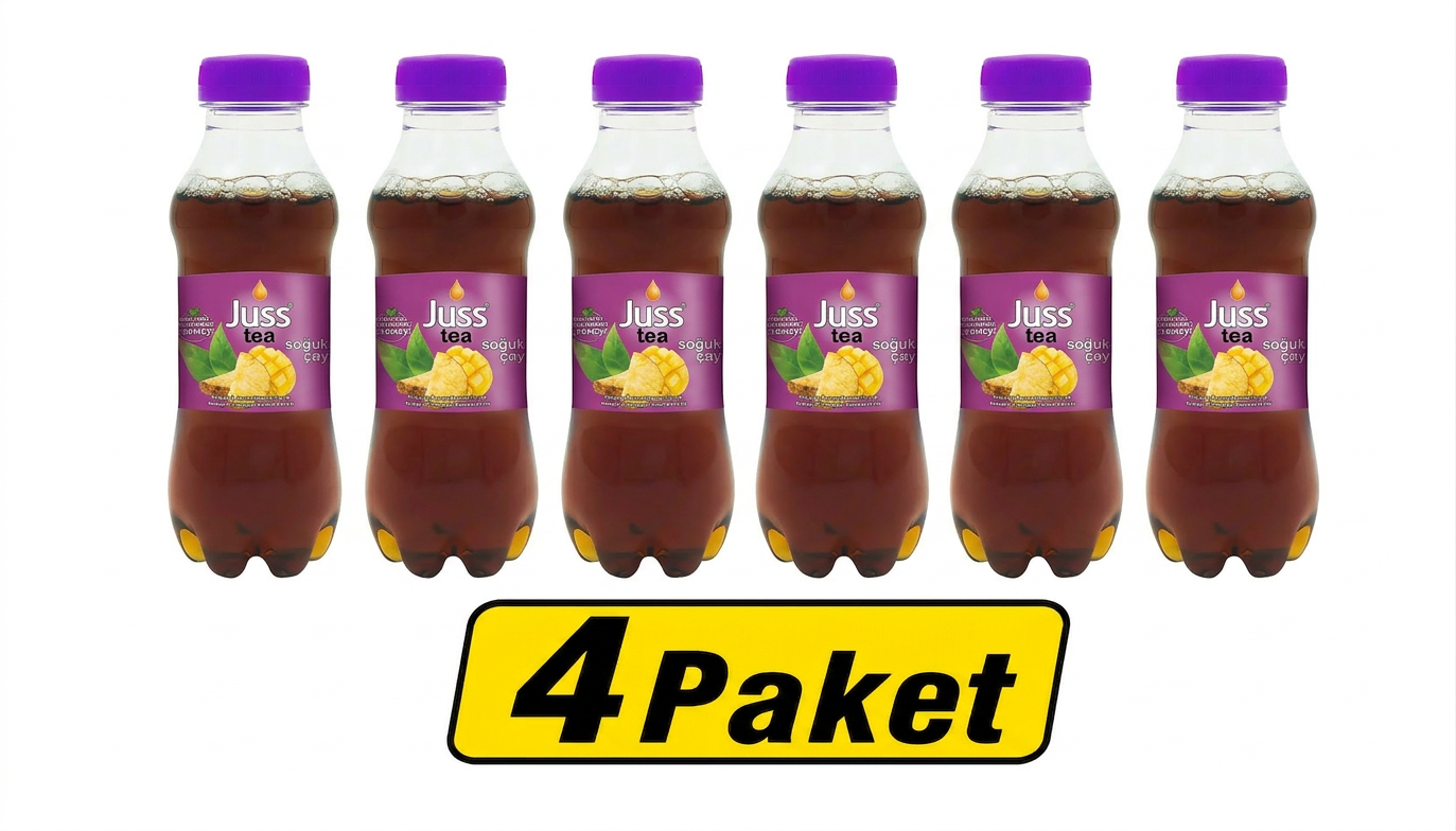 Juss Tea Ananas & Mango Soğuk Çay Pet 250ml  X 24 Adet