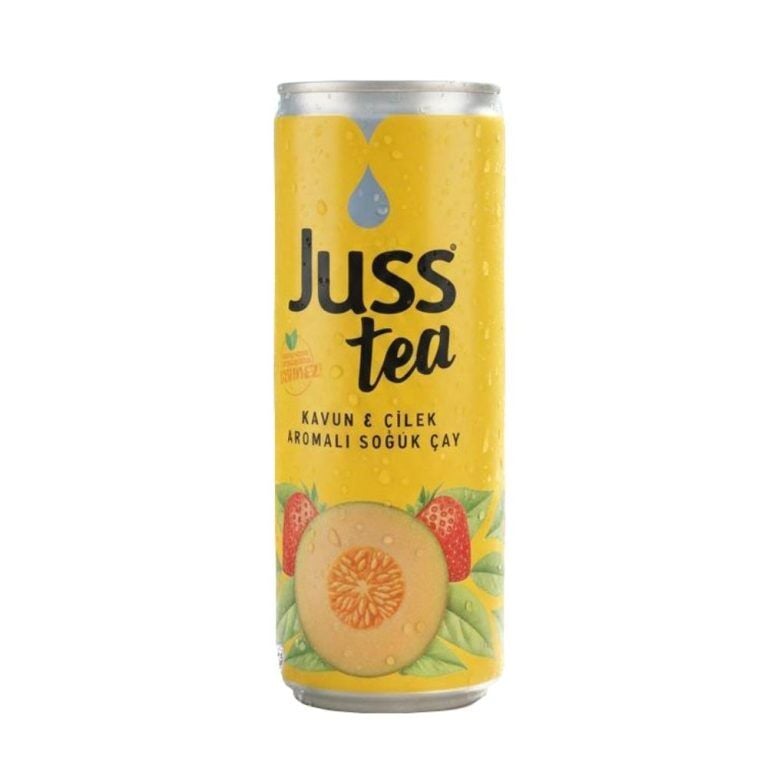 Juss Tea Kavun & Çilek Aromalı Soğuk Çay 250 ml x 24 Adet