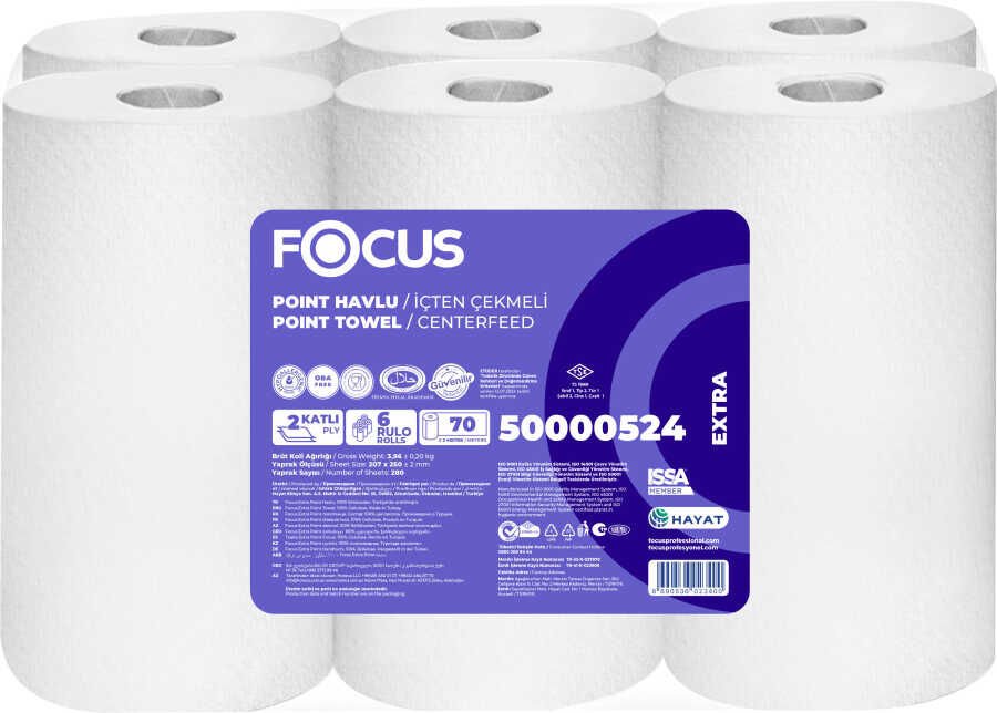 Focus Extra Point Kağıt Havlu 70 Metre 4 kg