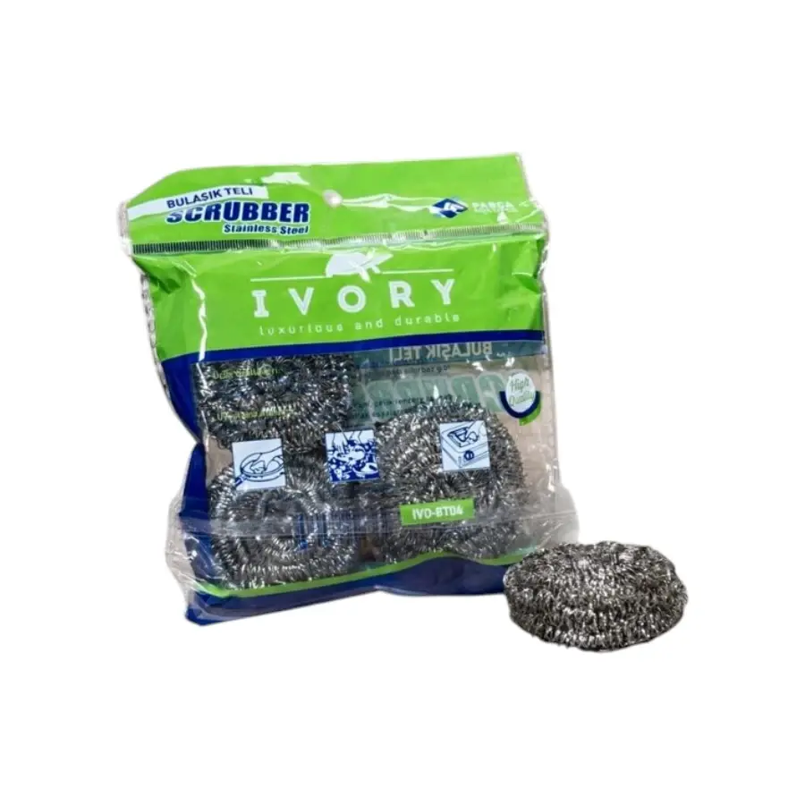 Ivory Top Bulaşık Teli 4'Lü