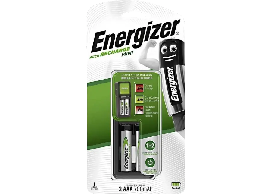 Energizer Mini Pil Şarj Cihazı - 2xAAA 700mAh
