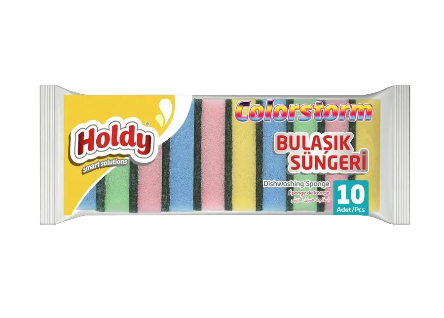Holdy Colorstorm Bulaşık Süngeri 10'lu