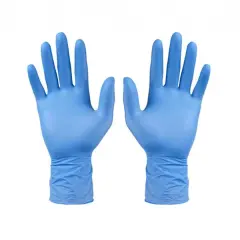 Vinil Mavi Muayene Eldiveni Pudrasız ( M ) 100 Adet